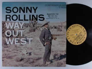 Sonny Rollins Way Out West Contemporary Lp Mono Promo
