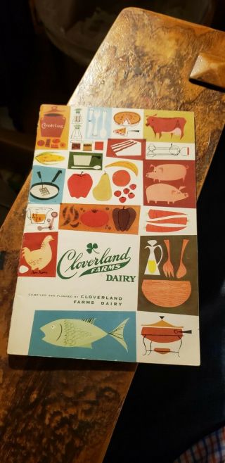 Vintage Cloverland Farms Dairy Baltimore Md Advertising Cookbook Example