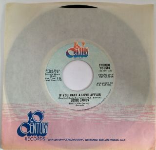 Hear Modern Soul Northern X - Over 45 Jesse James If You Want A Love Affair Nm