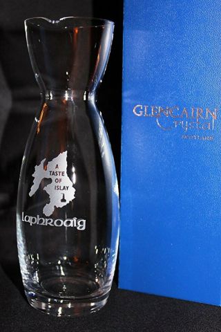 Laphroaig Single Malt Scotch Whisky Glencairn Water Carafe