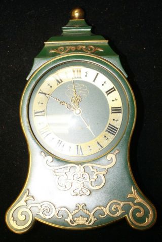 Vintage Jaeger Petite Neuchateloise Swiss Clock With Music Box Alarm