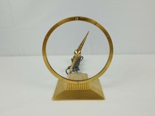 Mid - Century Jefferson Golden Hour Mystery Clock 580 - 101