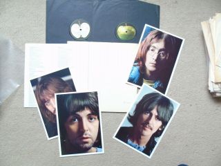 The Beatles White Album Uk Stereo Apple Lp First Issue Top O Poster 4 Prints 147