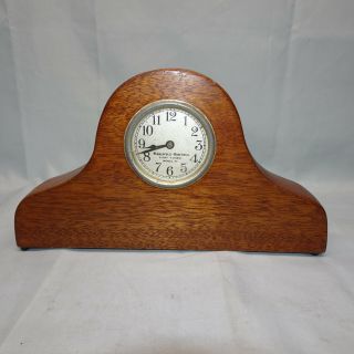 Vintage Minneapolis - Honeywell 6 Day 7 Jewel Model 77 Mantel Clock