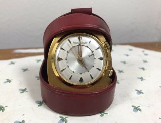 Not Working: Vintage Jaeger Lecoultre Travel Pocket Alarm Clock,  Swiss Made