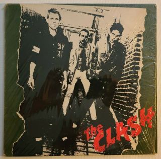 The Clash 1977 Uk On Cbs 82000 M - Vinyl (a5/b3 Stampers) Ex - Jkt W/shrink Orig Uk