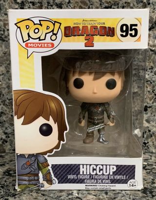Funko Pop Movies 95 How To Train Your Dragon 2 Hiccup Vaulted Box Damage