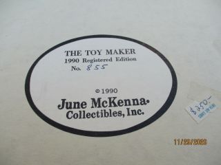 June Mckenna " Toy Maker "