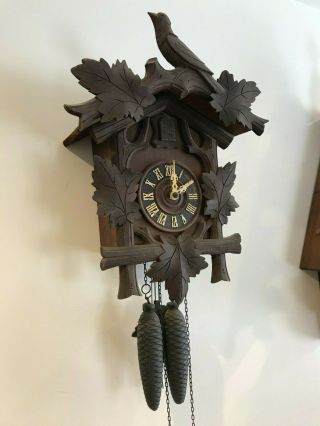 Vintage Antique Black Forest Cuckoo Clock Germany 3