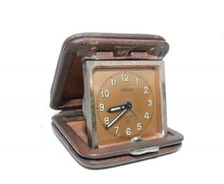 Vintage Angelus Alarm Clock Desk Travel Swiss,  For Restore,  Only Bell