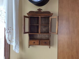 Wood Wall Display Cabinet 2