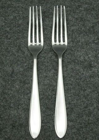 Cromargan Wmf Stainless Flatware Dinner Forks Set Of 2 Shadowpoint 7 1/4 "