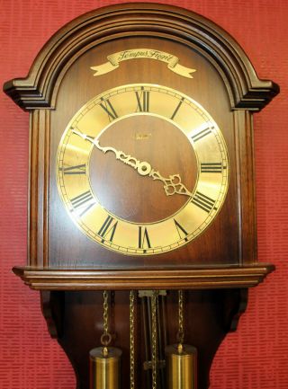Old Wall Clock Regulator Vintage Clock Fhs - Franze Hermle& Sohn