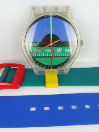 Swatch Maxi Nautilus Vintage Wall Clock 1987