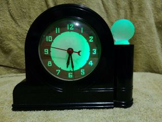 Lackner Neon Glo Mantel Clock