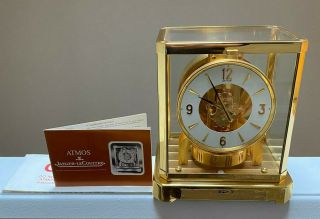 Jaeger Lecoultre Atmos Perpetual Motion Clock Caliber 528 - 8 Swiss Made 15 Jewel