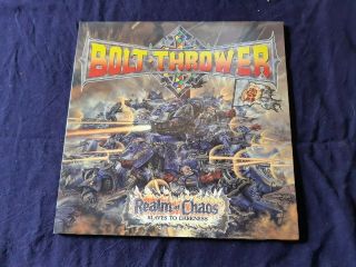 Bolt Thrower Realm Of Chaos Vinyl Lp Inc Book