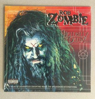 Rob Zombie Hellbilly Deluxe Lp 2014 Hot Topic Orange Vinyl Only 1500