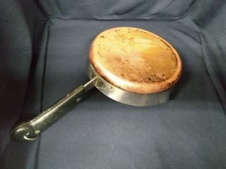 Revere Copper And Brass Rome Ny Fry Pan Skillet 7 1/2 