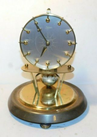 Awesome Old Kaiser World Globe Dome Table Top Clock