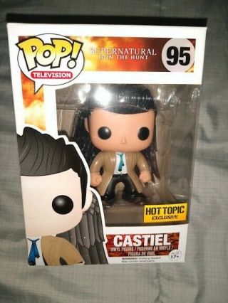 Funko Pop Castiel With Wings 95 Hot Topic Exclusive