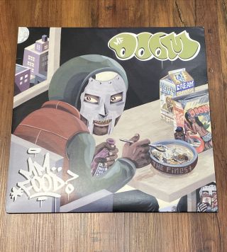 Mf Doom Mm Food 2007 2 12” Vinyl Records Plus Bonus Dvd Sticker & Poster