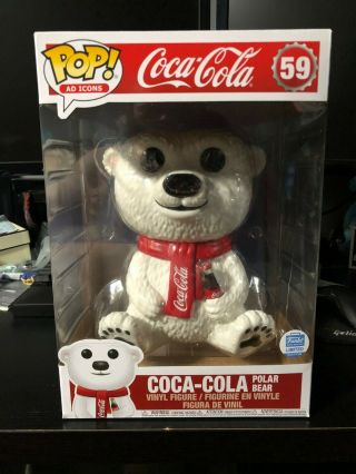 Coca - Cola Polar Bear (10 - Inch) - Pop Ad Icons 59 Funko Shop Exclusive