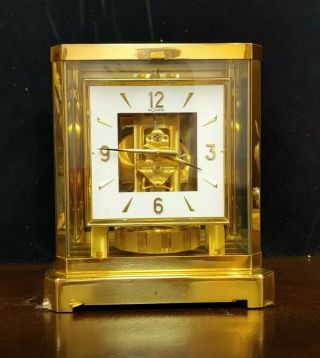 Jaeger - Lecoultre Atmos Clock - Square Face - Keeps Time