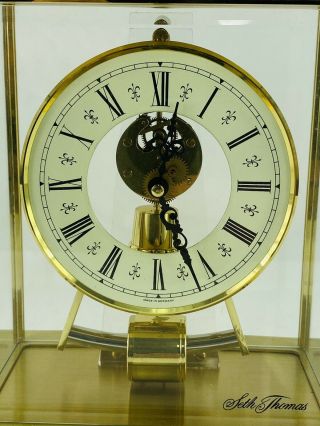 Vintage Seth Thomas Acquisition Mantel Clock Model 792 Great 3