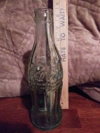 Vintage 6 Oz Coca - Cola Bottle Usa Patent Richmond,  Va
