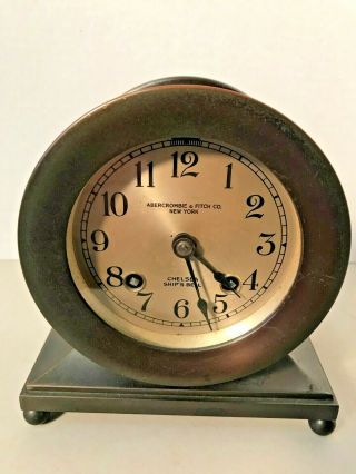 Chelsea Base And Ball Commodore Desk Clock,  1930 