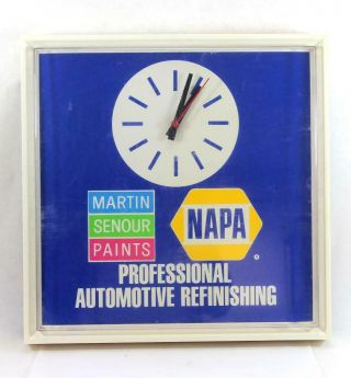 Vintage Napa Auto Parts Advertising Clock