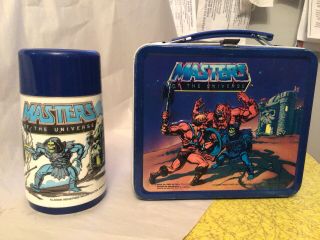 Metal Lunchbox And Thermos Masters Of The Universe By Aladdin L@@k