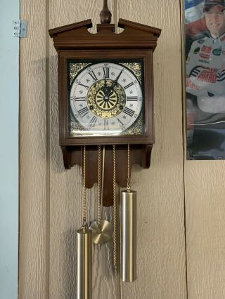 Linden 31 Day Vintage Clock Chimes On The Hour For Time Of Day And Half Hour