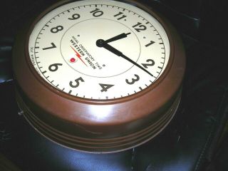 Western Union - Vintage Self Winding Clock Co.  Naval Obsersvatory Time - Near
