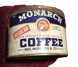 Monarch Coffee Tin