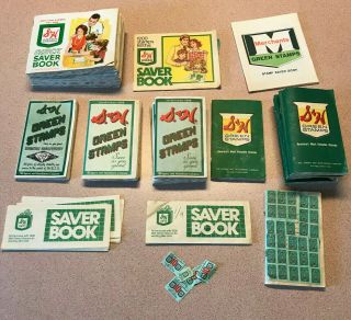 Vintage S & H Green Stamps & Books - 24 Full Books - Mid 1950s - 1960s