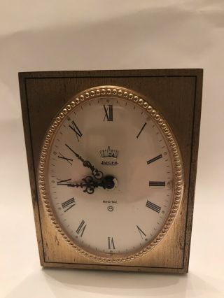 Jaeger Lecoultre Table / Desk Alarm Clock 8 Days Day/night - Swiss -
