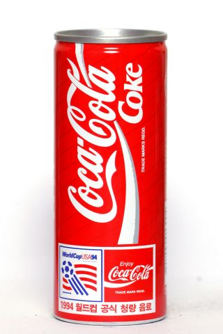 1994 Coca Cola Can From Korea,  World Cup Usa94 (250ml) (2)