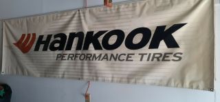 Hankook Tires Banner Vinyl 10 Feet By 3 Feet Gas Station Firestone Michelin