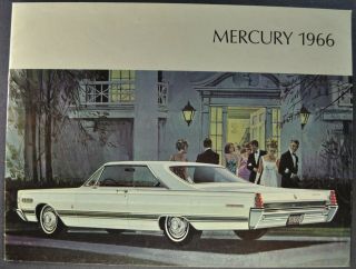 1966 Mercury Brochure Montclair Park Lane Monterey Wagon 66 Canadian
