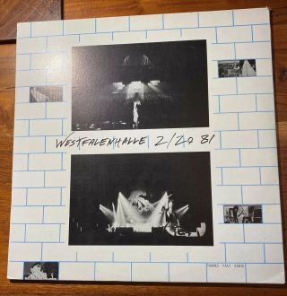 RARE Pink Floyd The Wall 1979 Live WALLIVE 1981 Vintage Vinyl LP Bootleg 2