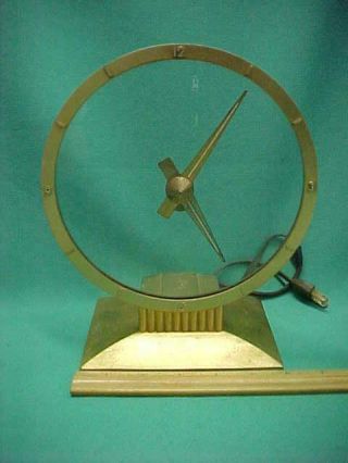 Vintage Jefferson Mystery Golden Hour Electric Mantel Clock