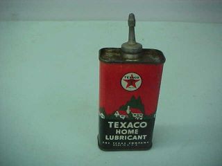 Vintage Texco Home Lubricant Handy Oiler Oil Can (lead Top)
