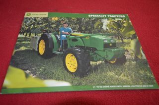 John Deere Specialty Tractors For 2008 Brochure Fcca