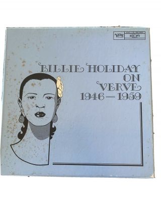Billie Holiday " On Verve 1946 - 1959 " Jazz 10 Vinyl Lp Box Set.  Japan Import.