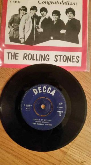 Rolling stones,  single,  norway,  1964,  time is on my side 2