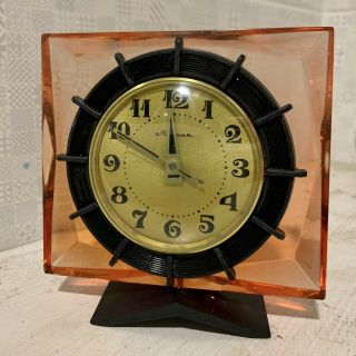 Vintage Soviet Table Clock 1960s Chelyabinski Watch Factory