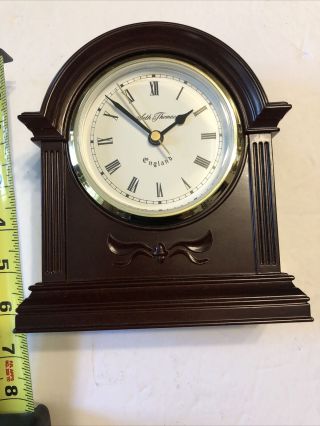 Vintage Seth Thomas Mantel Shelf Clock Small England Roman Numeral (un)