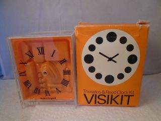 Vintage Thwaites & Reed Visikit Clock Kit,  London England (1960 